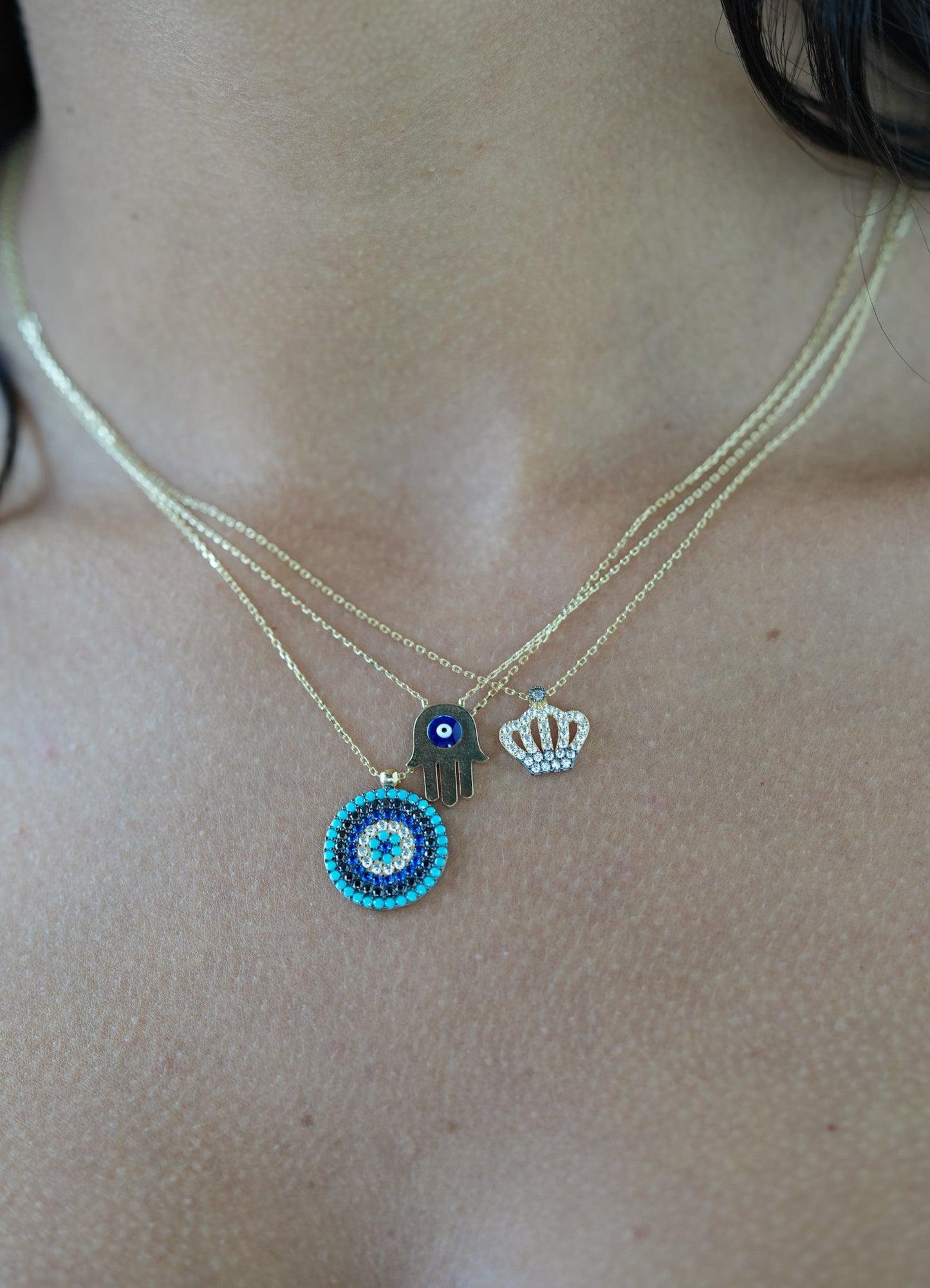 Fatma Evil Eye Necklace