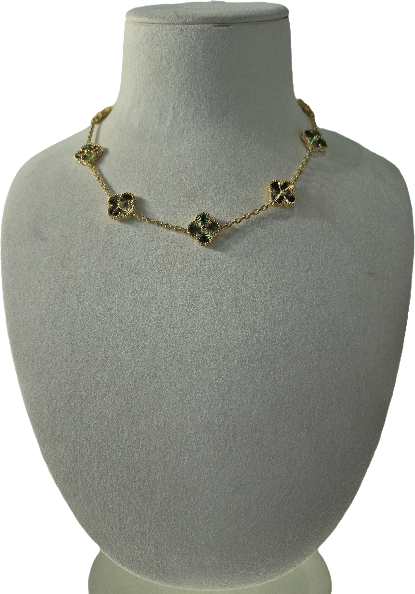 10 Clover Gold Necklace