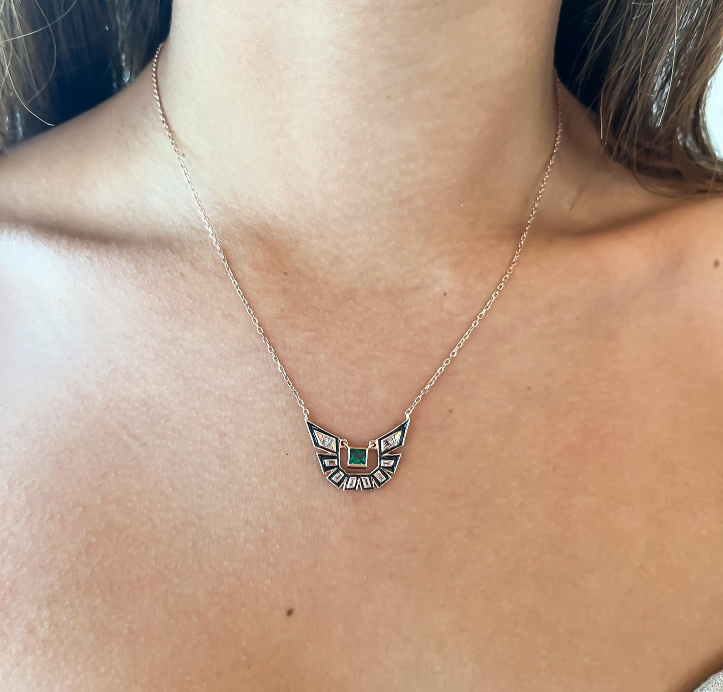 Green Glam Necklace