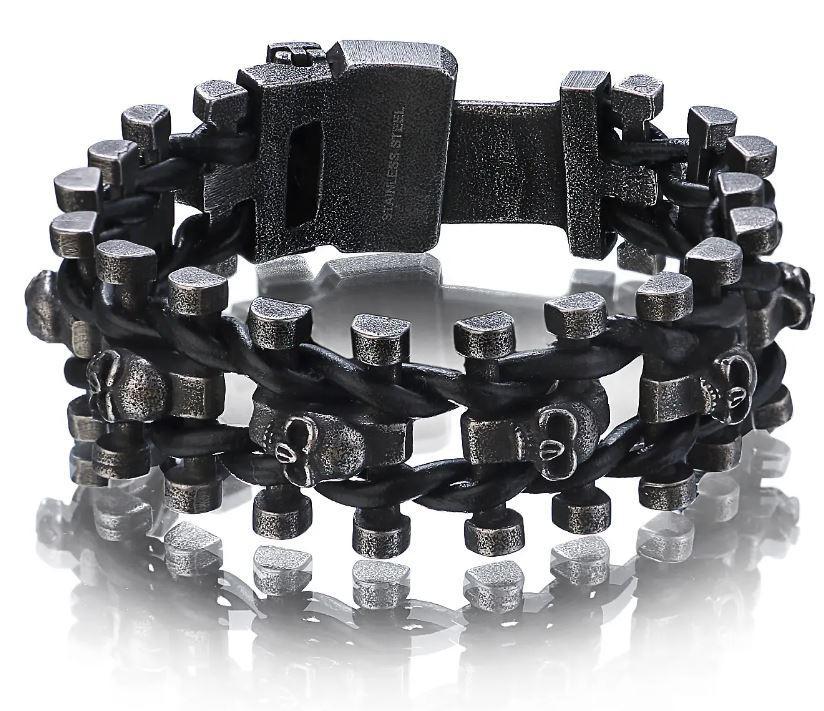 Black Skull Bacelet