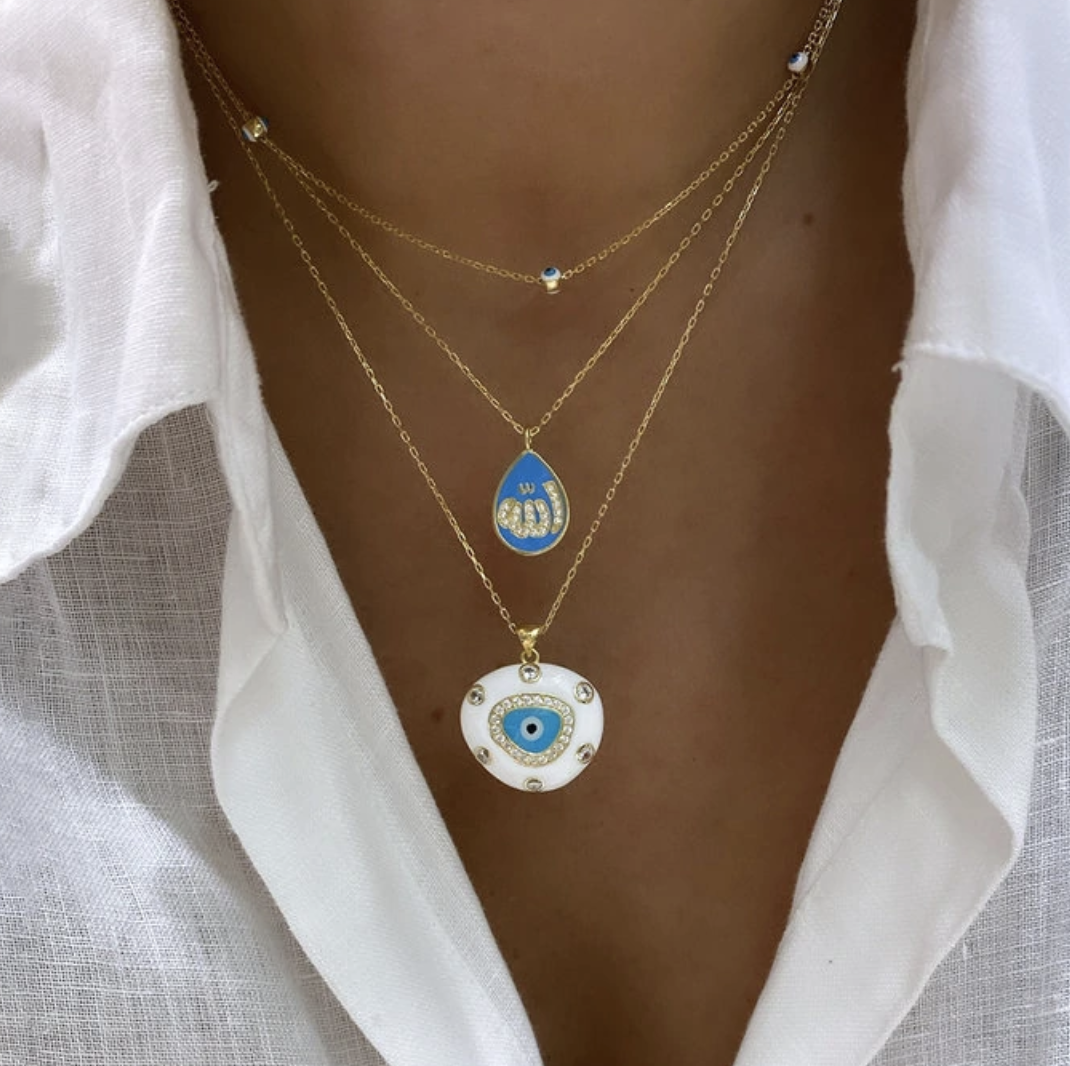 Tiny Evil Eye Necklace