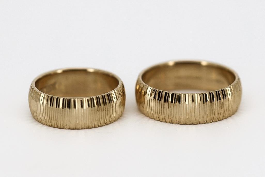 Bonnie & Clyde Wedding Bands