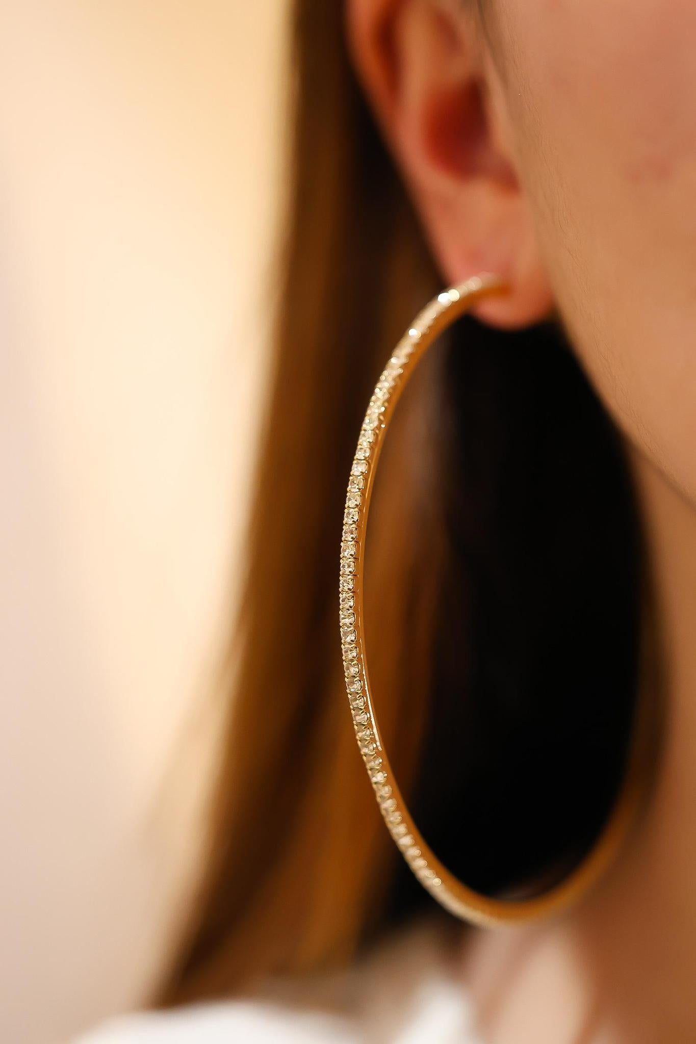 Gold Big Hoops