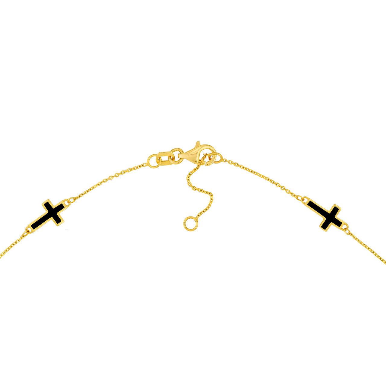 Black Cross Bracelet
