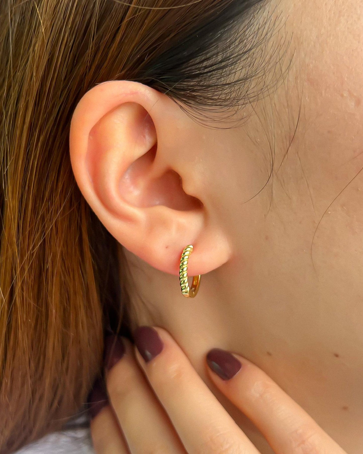 Olivia Golden Hoops