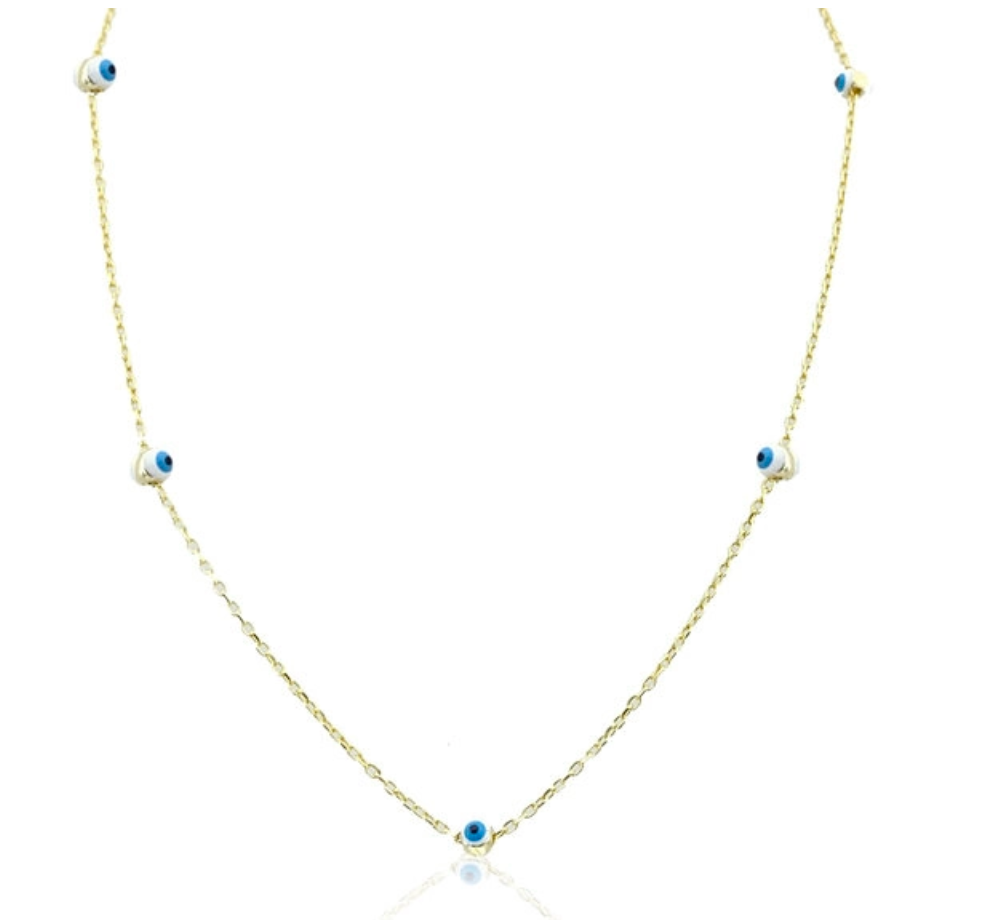 Tiny Evil Eye Necklace