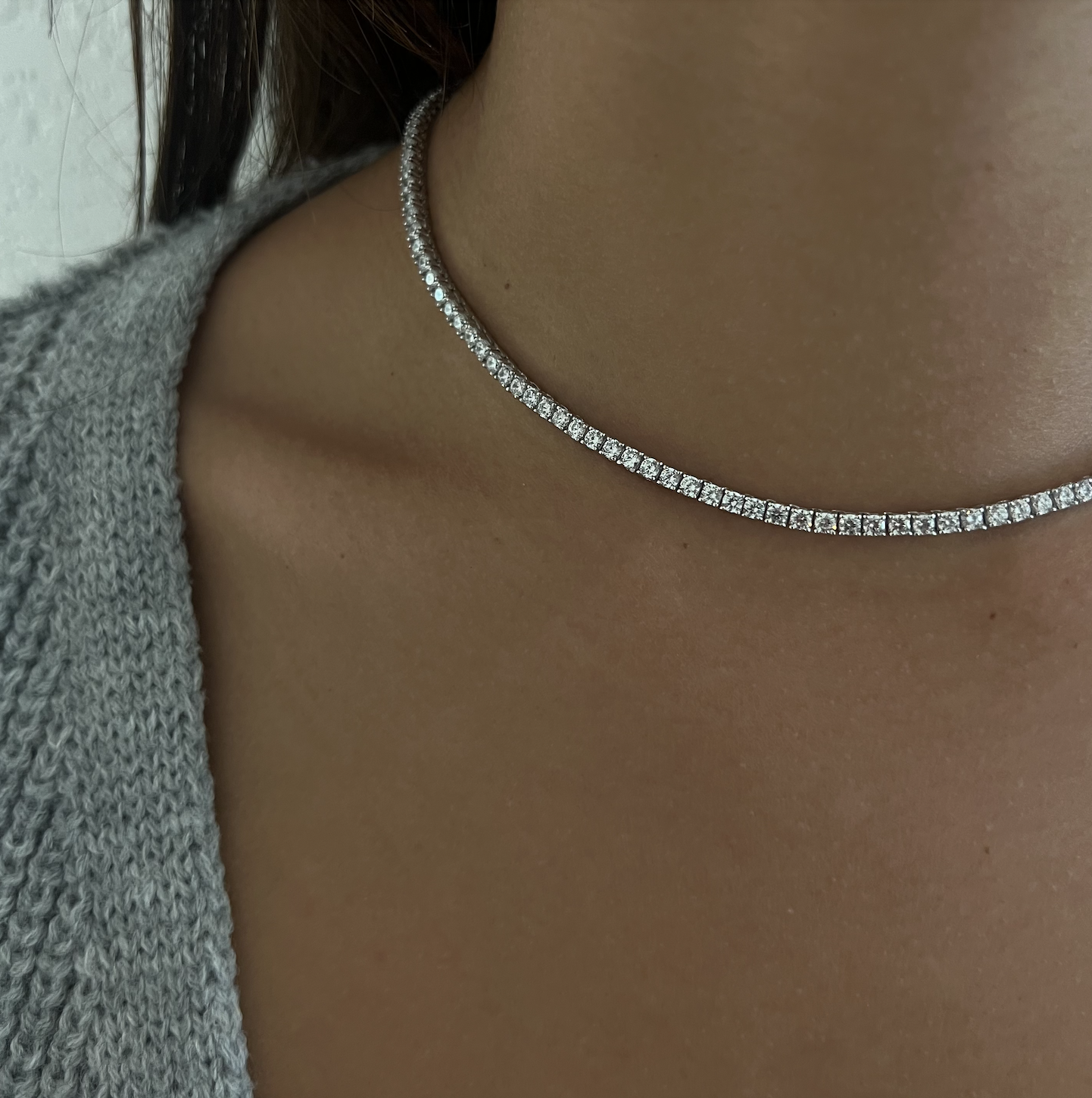Lucia Tennis Necklace