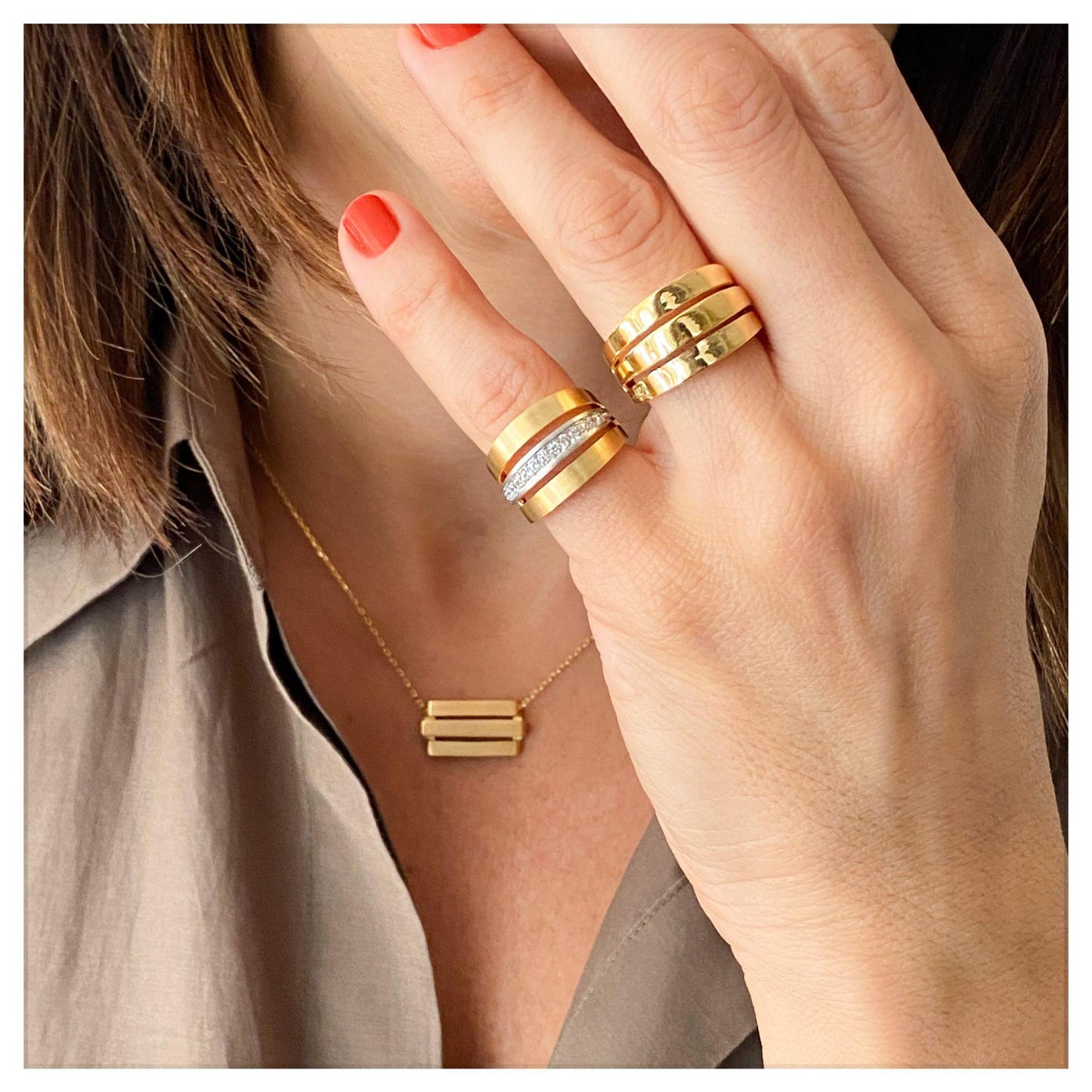 Enamelless Ring