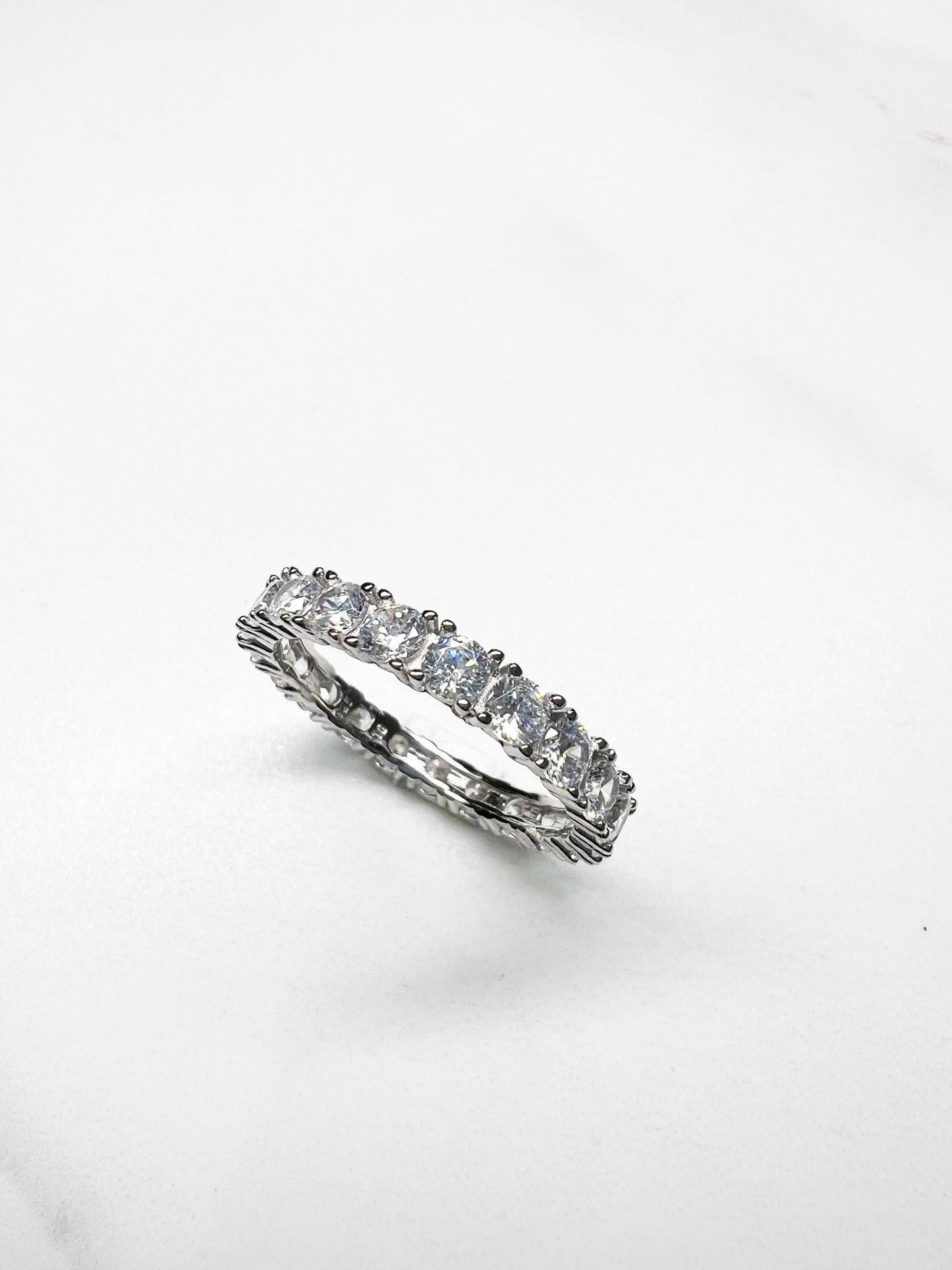 Silver Diamonds ring