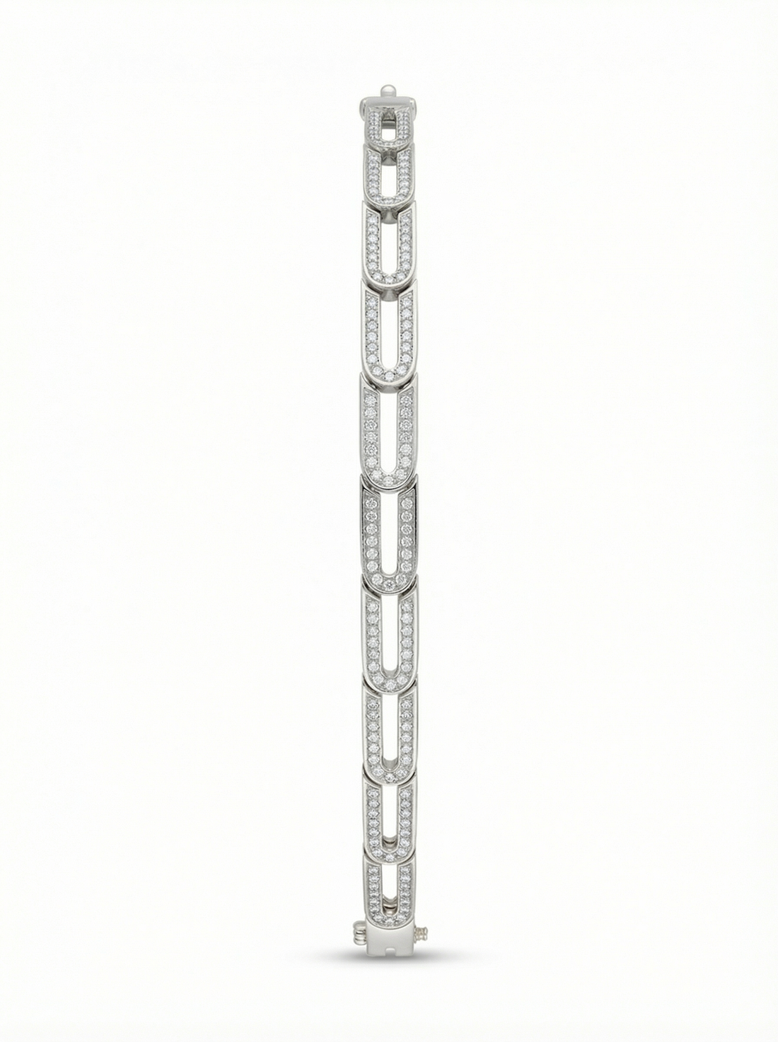Link Chain all Stone Bracelet