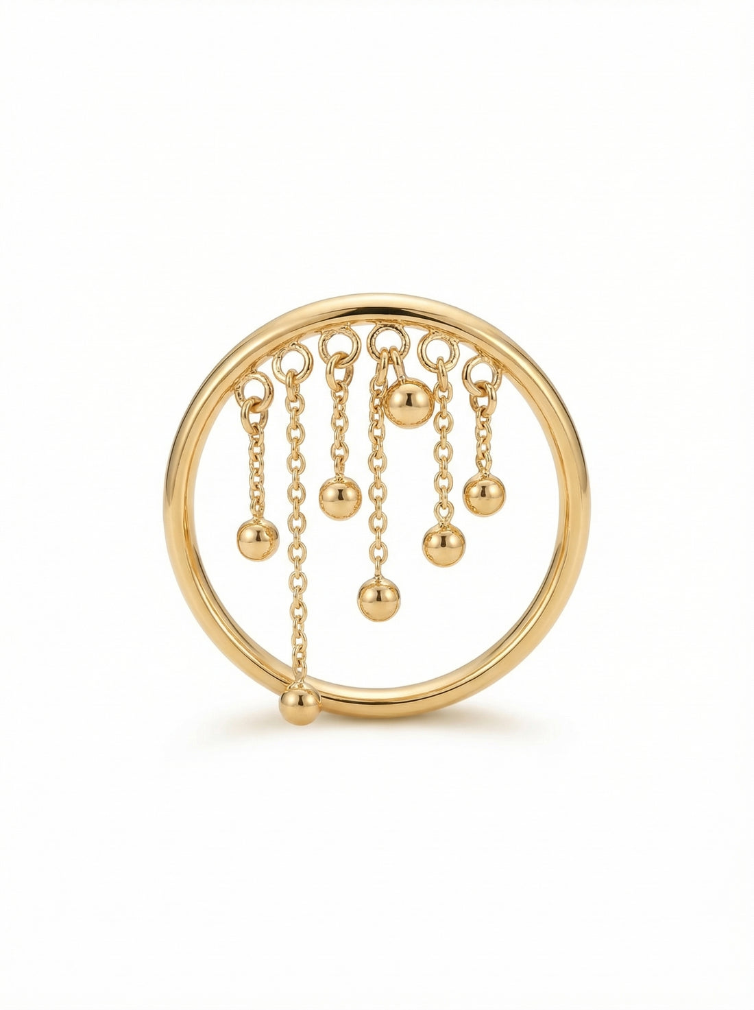 Elegant Fringe Ring