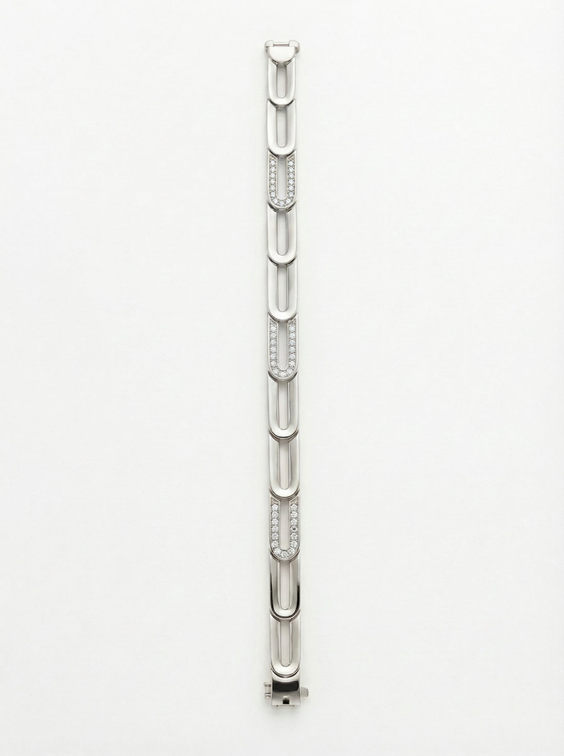 Link Chain 3 Stone Bracelet