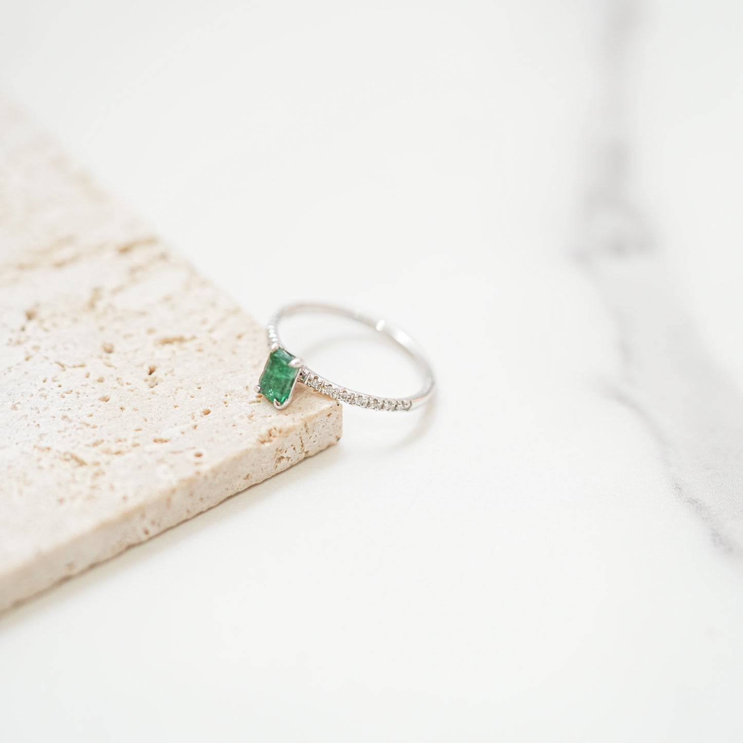 Amina Emerald Ring