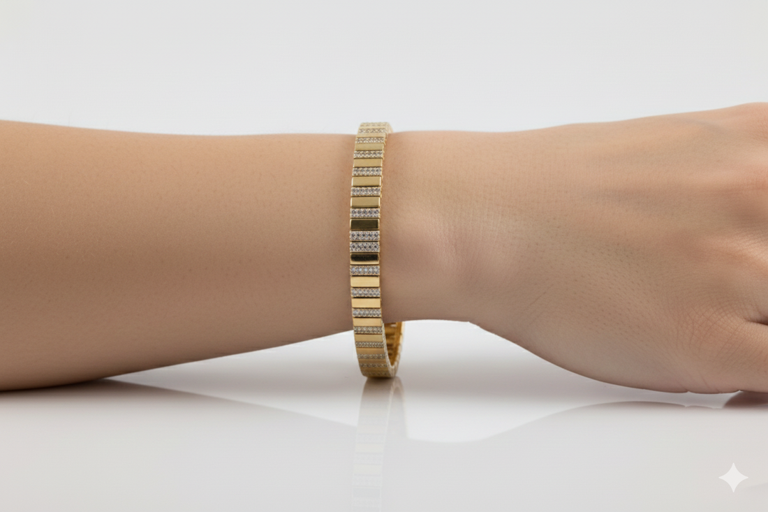 Gold Bar Bracelet