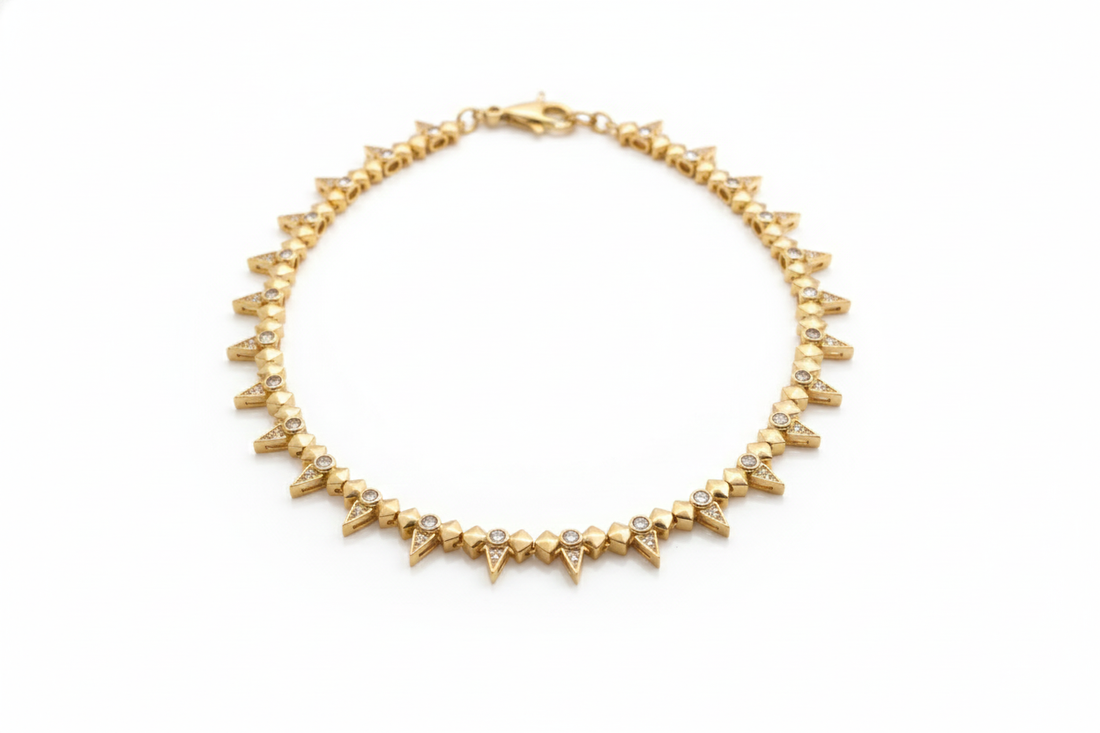 Triangle Spike Necklace