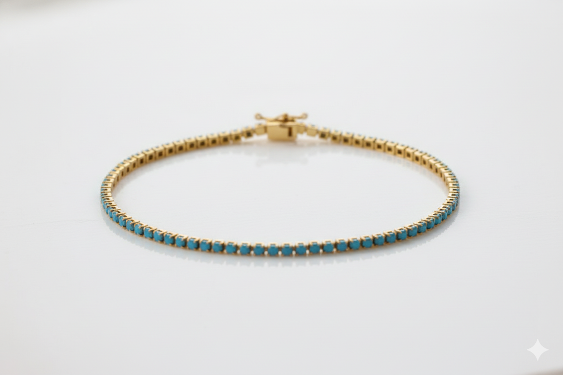 Turquoise Small Tennis Bracelet