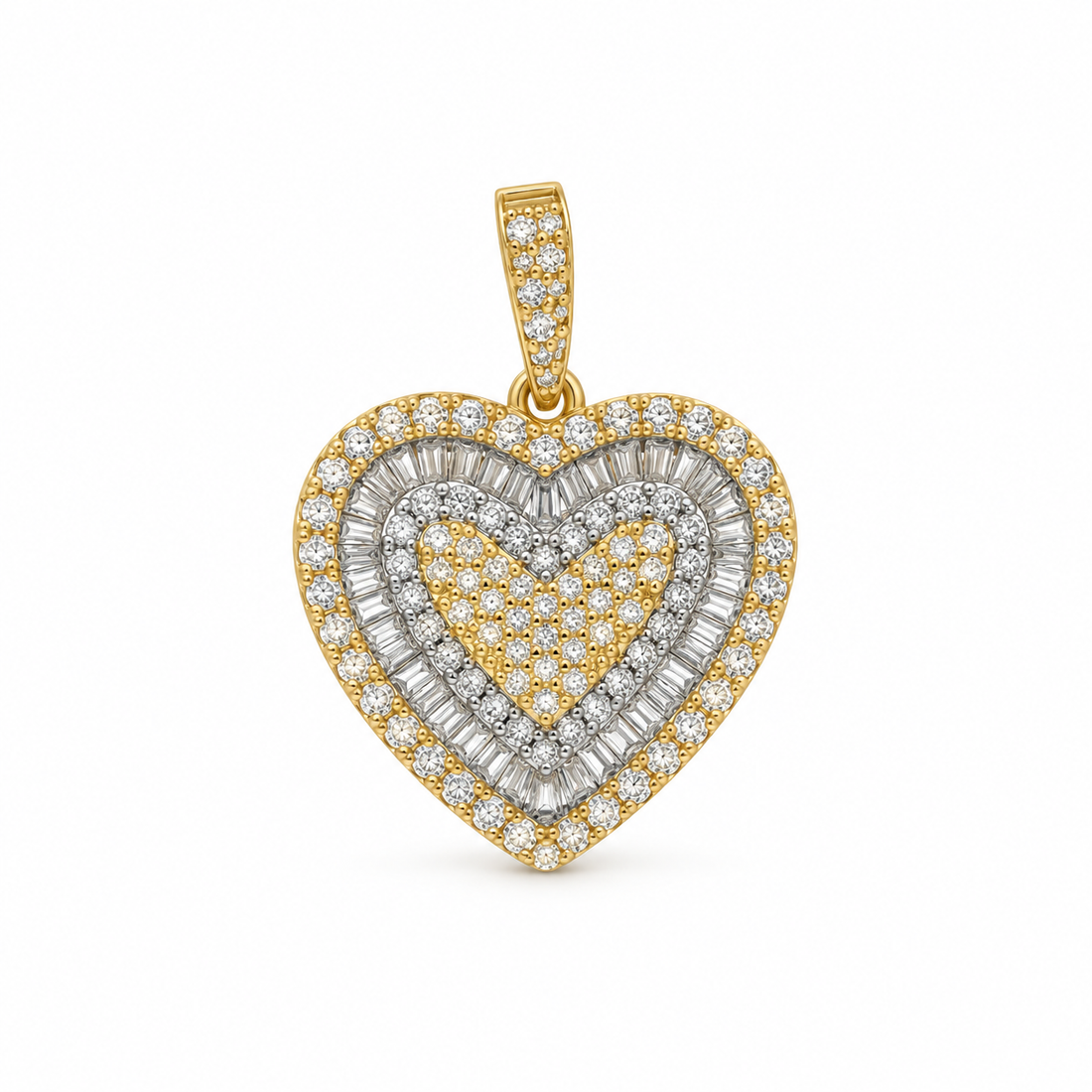 Heart With Stone Pendant