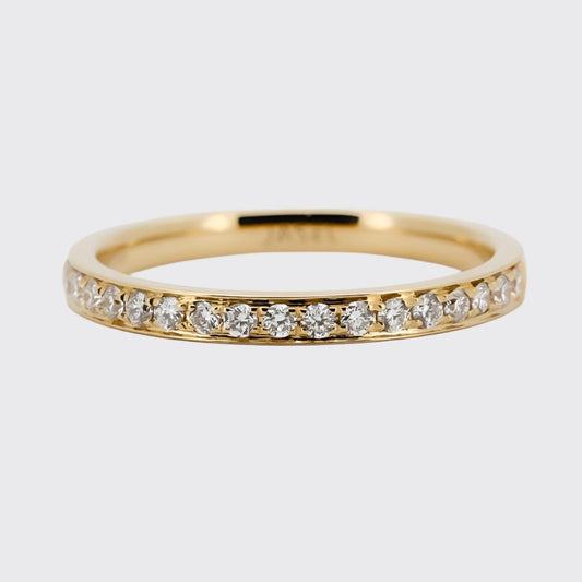 Elegant Gold Diamond Eternity Ring