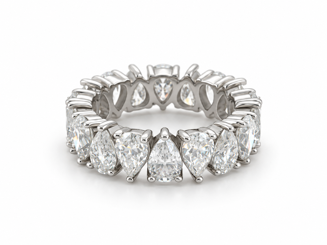 Pear Radiance Eternity Ring – Pre Order
