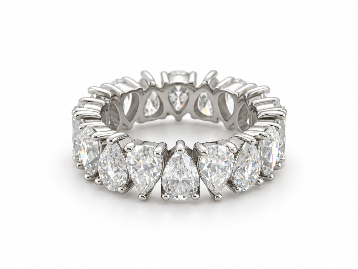 Pear Radiance Eternity Ring – Pre Order2