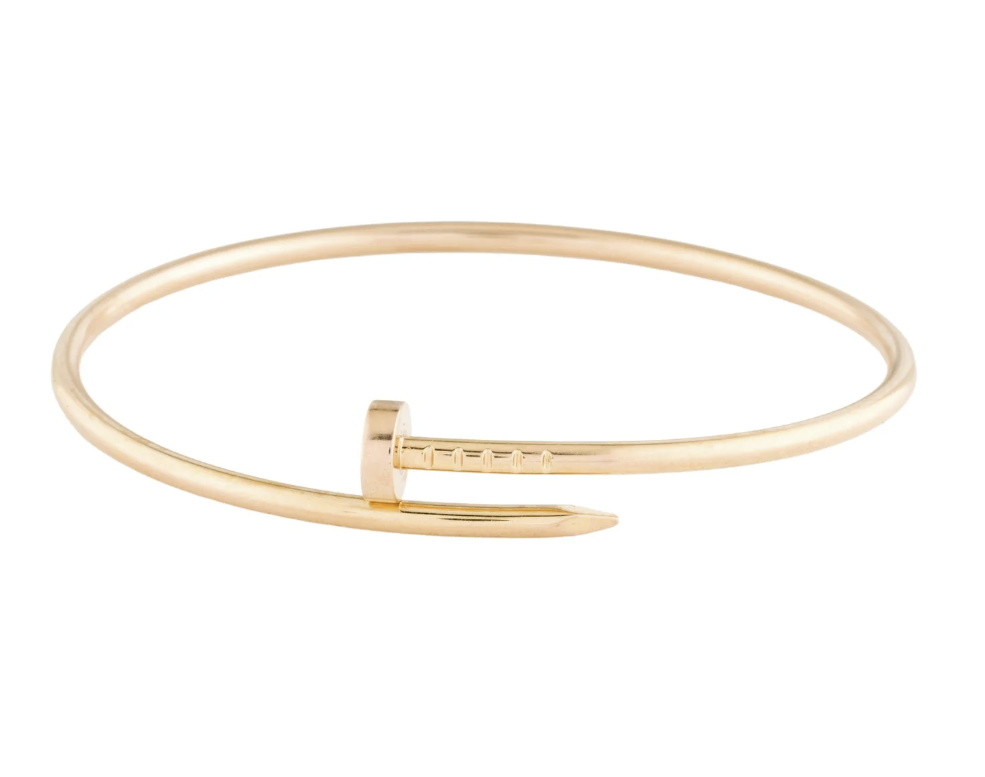 Jasel Jewelry stainless steel Thin Nail Bracelet with optional stone accent