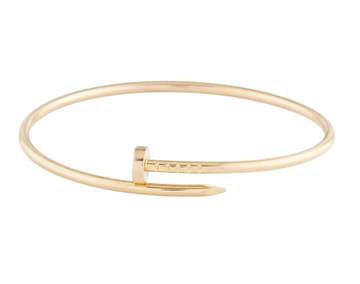 Jasel Jewelry stainless steel Thin Nail Bracelet with optional stone accent