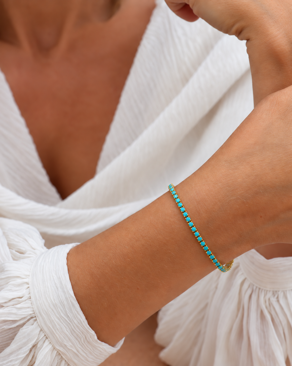 Turquoise Small Tennis Bracelet2