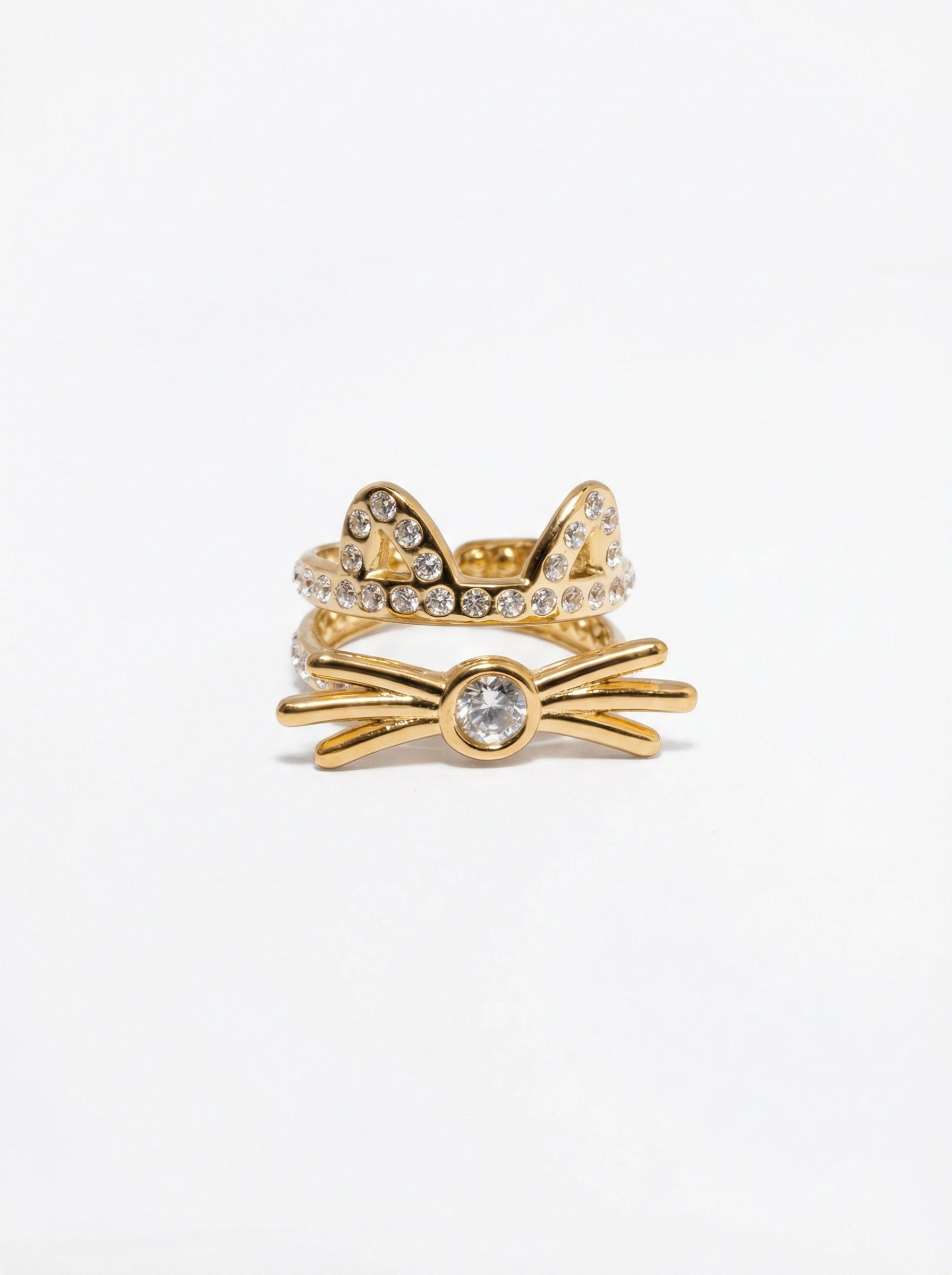 Layered Bow Ring
