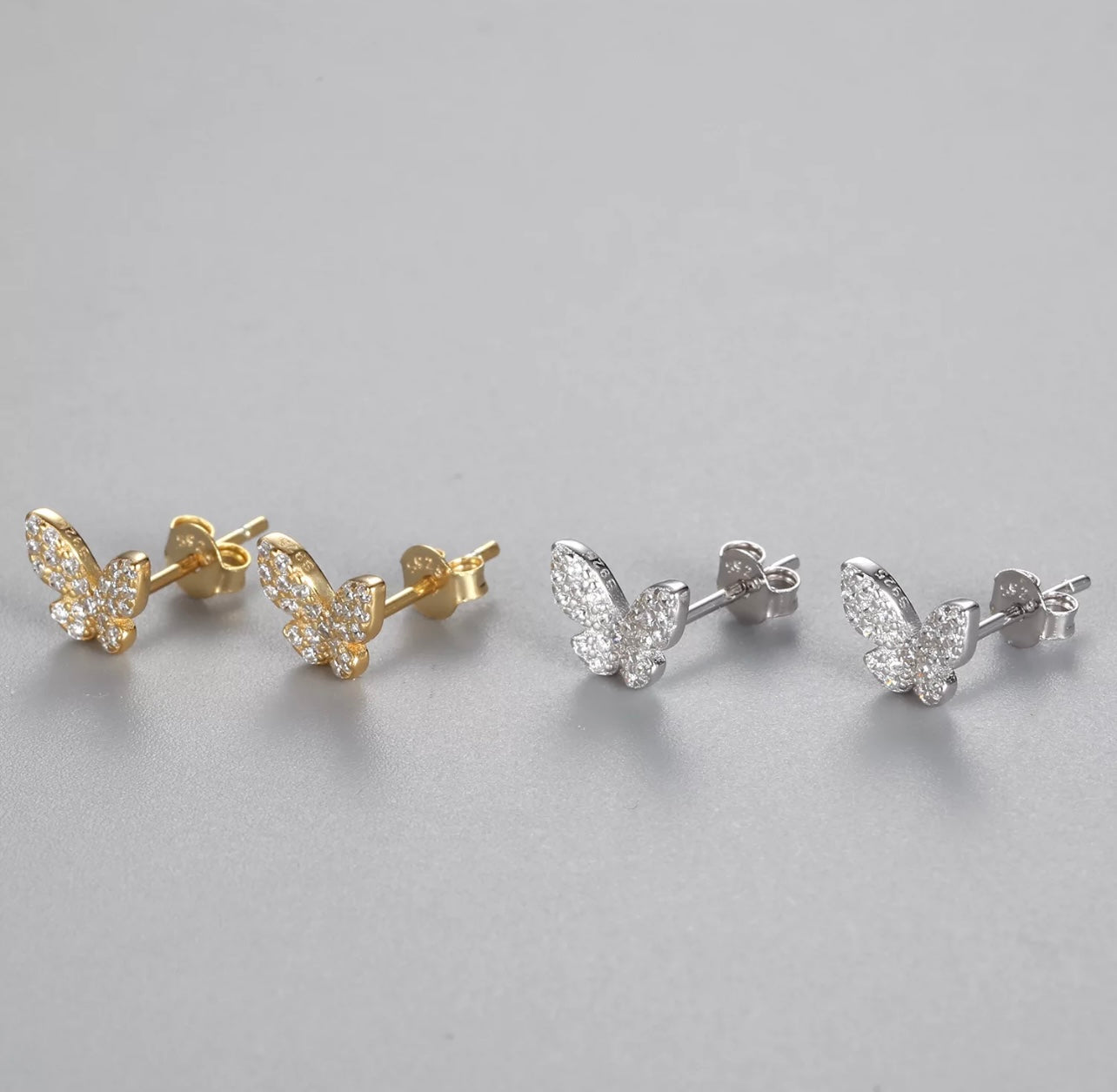 Sparkly Butterfly Earring