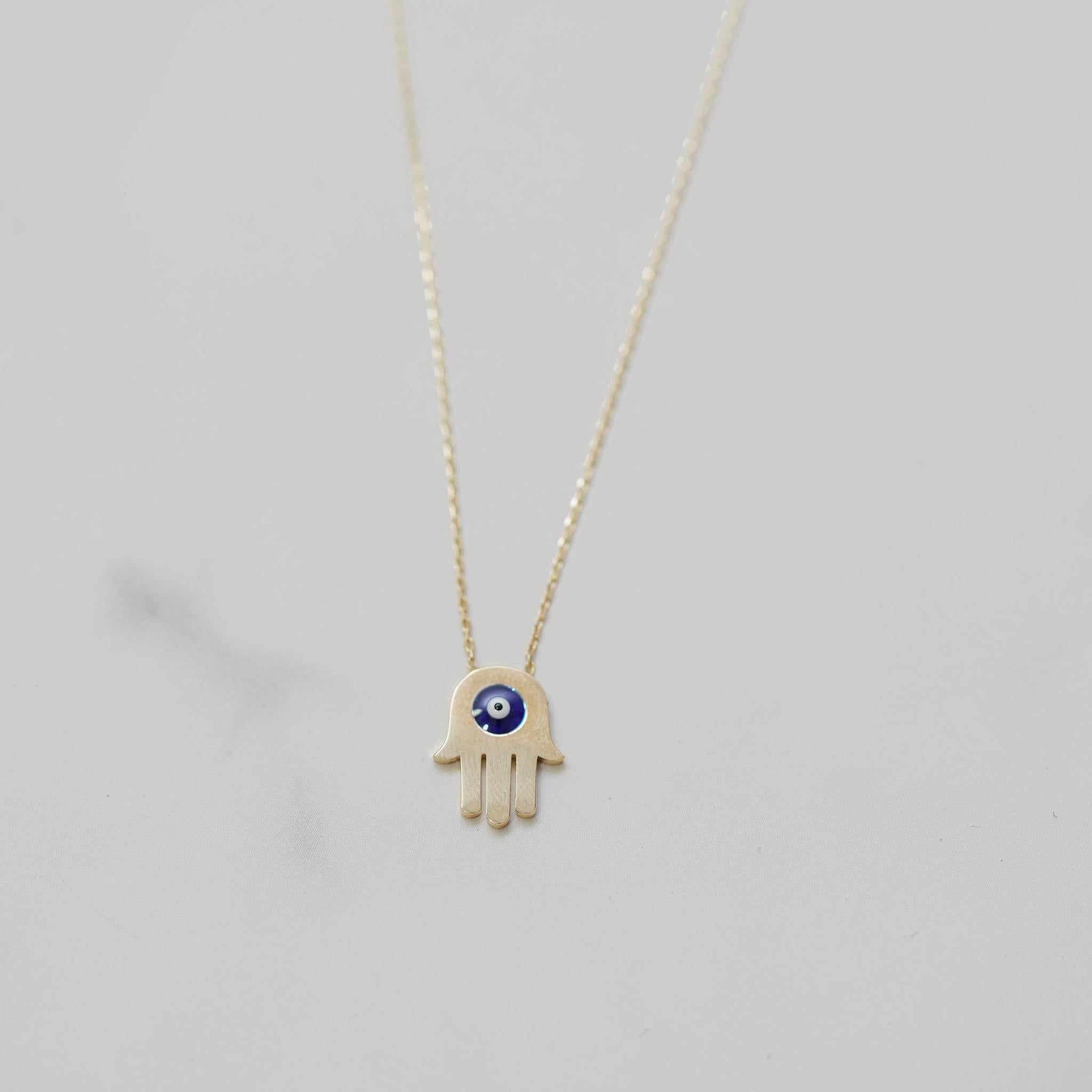 Hamsa Pendant Necklace, Hand Of God Protection Necklace - Sivan Lotan  Jewelry - סיון לוטן תכשיטים