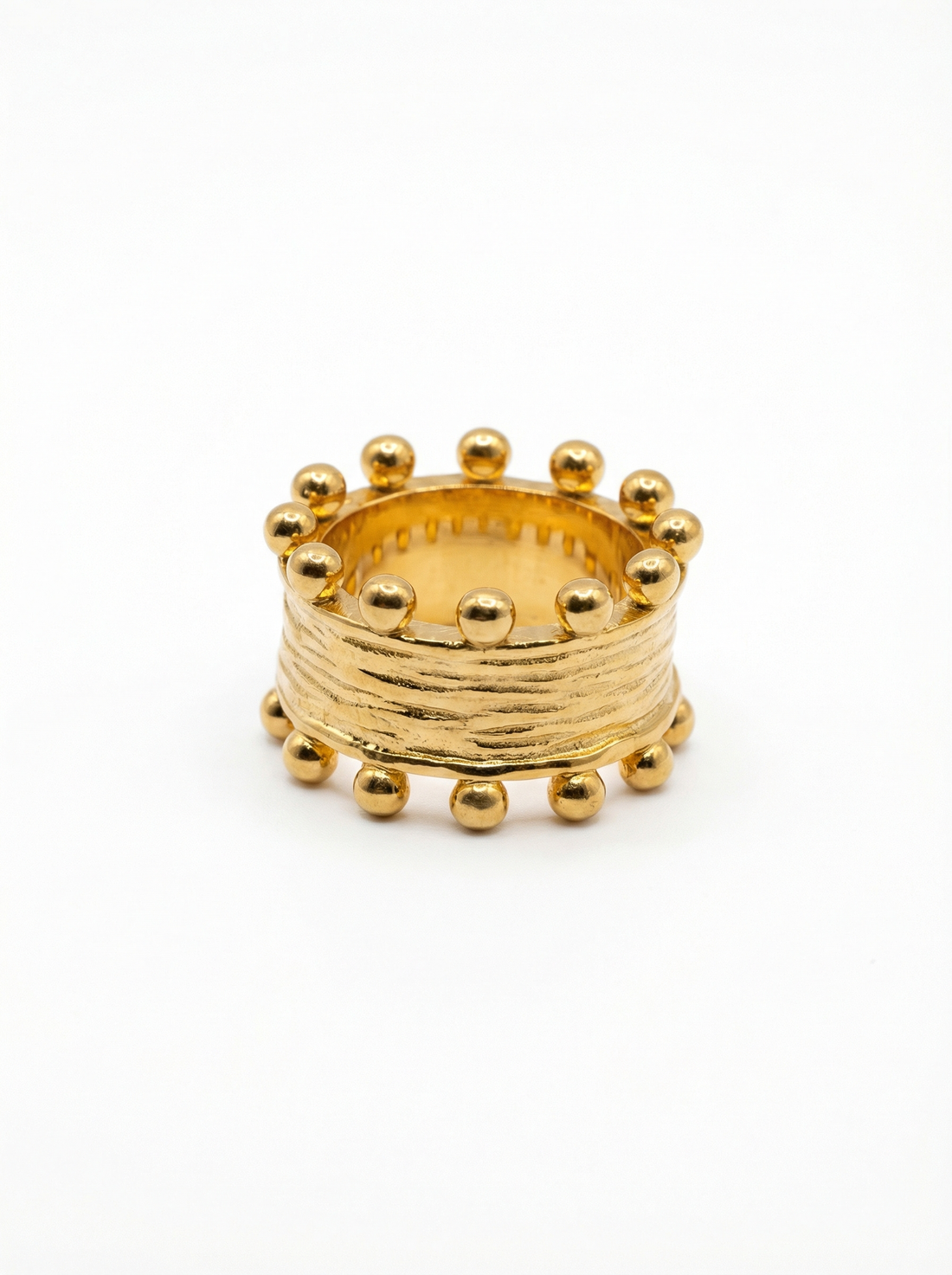Beaded Edge Ring