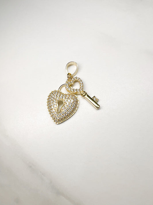 Yellow Heart and Key